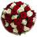 букет из красных и белых роз. Нижний Новгород